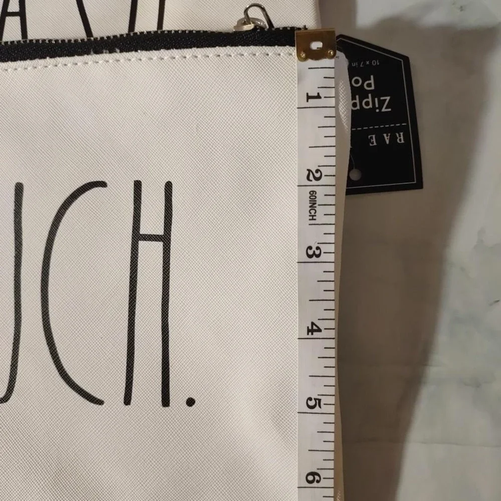 RAE DUNN 2‎ zippered pouch bag set